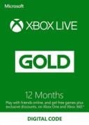 Xbox LIVE Gold Membership Card