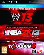 2K Sports Bundle (NBA 2k13 + WWE13 + Top Spin)