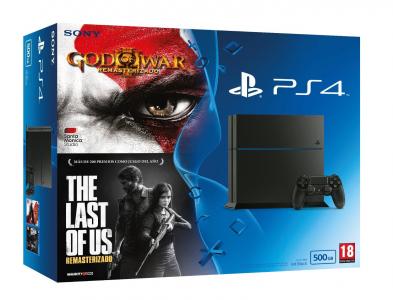 Consola Playstation 4 (PS4) Pack The Last of Us + God of War 3