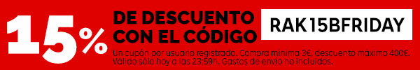 15% de descuento en Rakuten