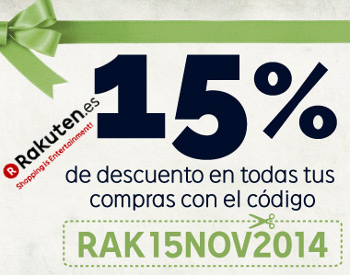 15% de descuento en Rakuten