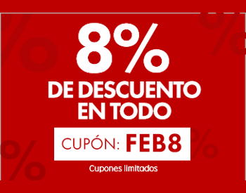 8% de descuento en Rakuten