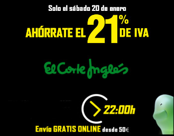Día sin IVA en El Corte Inglés