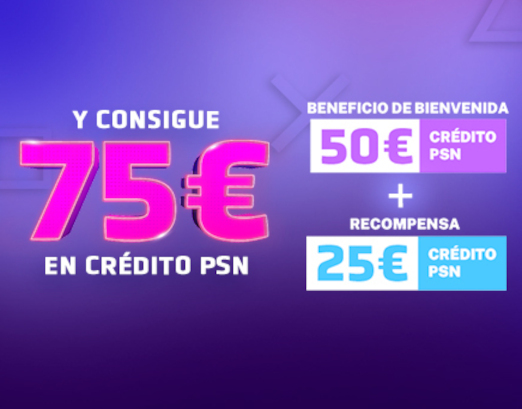 Consigue hasta 75€ de crédito para PSN solo por contratar la cuenta y tarjeta débito PlayStation con Unicaja Banco