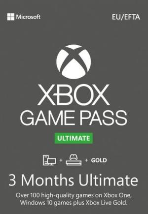 3 Meses de Suscripción a Xbox Game Pass Ultimate