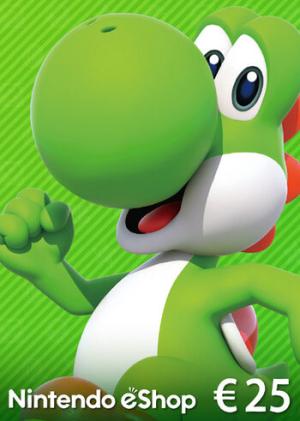 Nintendo eShop código de 25 EUR