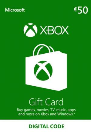 Tarjeta de saldo Xbox Live de 50 EUR