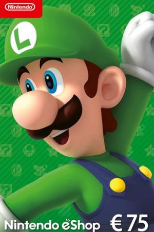 Tarjeta Nintendo eShop 75 EUR