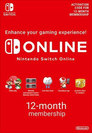 12 meses de Nintendo Switch Online Familiar