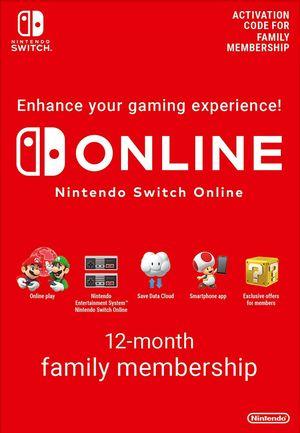 Nintendo Switch Online Suscripción Familiar - 12 meses